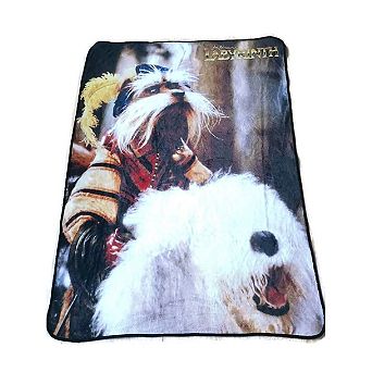 Jim Henson's Labyrinth Sir Didymus Fleece Fleece Softest Throw Blanket , Measures 60 X 45 in