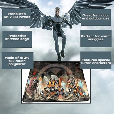 Marvel X-men X-force Fleece Softest Throw Blanket, Measures 60 X 45 Inches