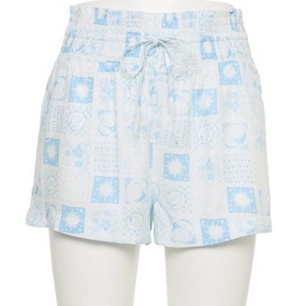 Juniors' SO® High Rise Smocked Waist Shorts