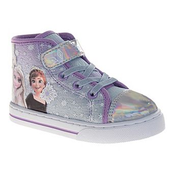 Disney's Frozen Anna & Elsa High Top Toddler Girls' Sneakers