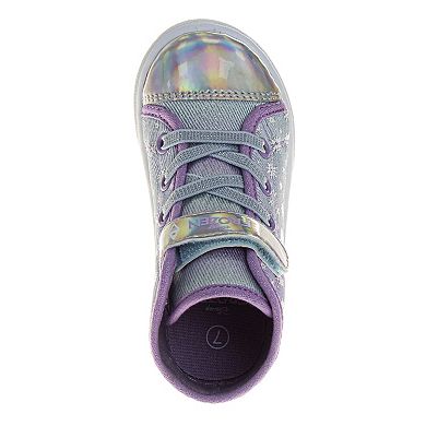 Disney's Frozen Anna & Elsa High Top Toddler Girls' Sneakers