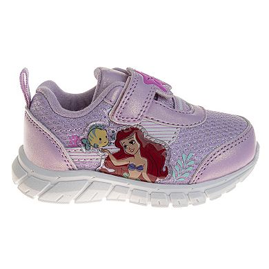 Disney's The Little Mermaid Infant & Toddler Girls' Hook and Loop Sneakers