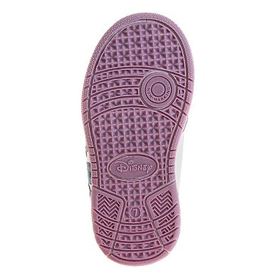 Disney's Lilo & Stitch Angel and Stitch Toddler Girls' Hook and Loop Skate Style Sneakers