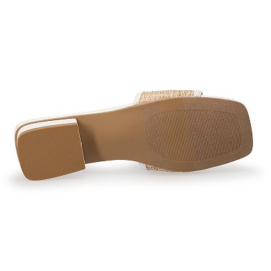 Croft & Barrow Low Block Heel Women's Sandals