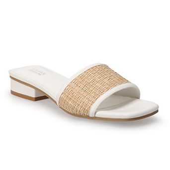 Croft & Barrow Low Block Heel Women's Sandals