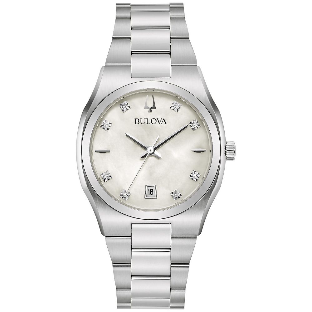 Bulova Women's 34mm Surveyor Stainless Steel Diamond Accent Dial