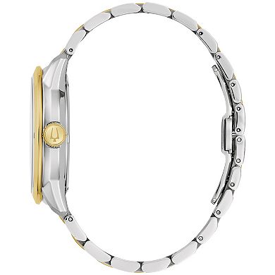 Bulova Men's Sutton Automatic Two-Tone Stainless Steel Open Aperture Bracelet Watch