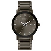 Bulova Men's Dress Leather Watch - 96B104