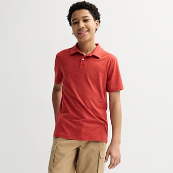 Boys 8-20 Sonoma Goods For Life® Supersoft Solid Polo in Regular & Husky