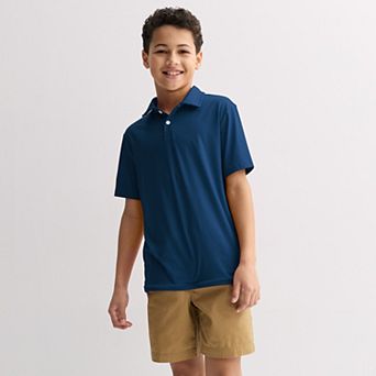 Boys 8-20 Sonoma Goods For Life® Supersoft Solid Polo in Regular & Husky