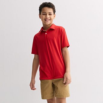 Boys 8-20 Sonoma Goods For Life® Supersoft Solid Polo in Regular & Husky