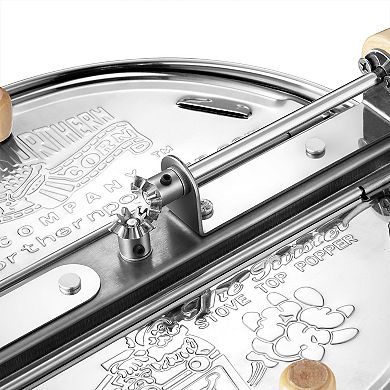 Stainless Steel Stovetop Popcorn Maker