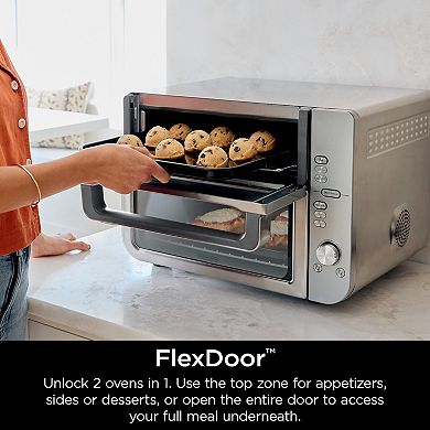 Ninja 12-in-1 DoubleStack XL Countertop Oven and Air Fryer, SmartFinish with DualZone technology - DCT601