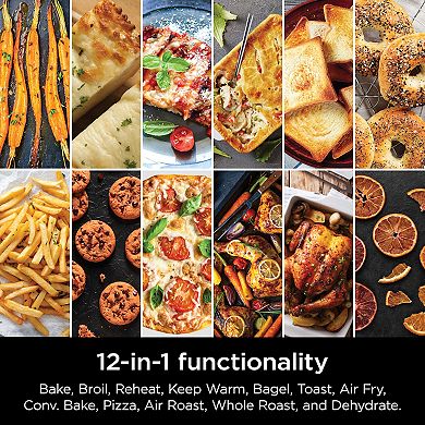 Ninja 12-in-1 DoubleStack XL Countertop Oven and Air Fryer, SmartFinish with DualZone technology - DCT601