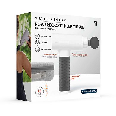 Sharper Image Powerboost Deep Tissue Massager Percussion Device