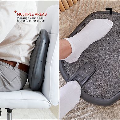 Sharper Image Shiatsu Foot & Back Heated Massager