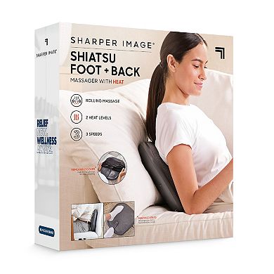 Sharper Image Shiatsu Foot & Back Heated Massager