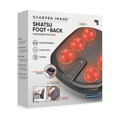 Sharper Image Shiatsu Foot & Back Heated Massager