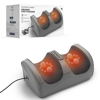 Sharper Image Kneading Rolling Foot Massager with Optional Heat and Adjustable Speeds