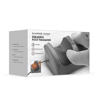 Sharper Image Kneading Rolling Foot Massager with Optional Heat and Adjustable Speeds