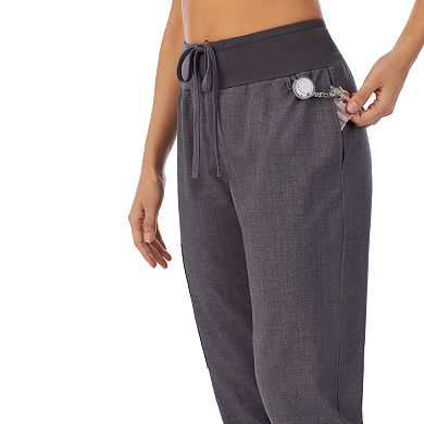 Petite Cuddl Duds® Scrubs Jogger Pants