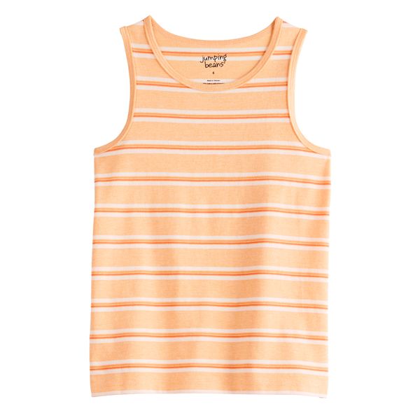 Boys 4-12 Jumping Beans® Striped Tank Top - Taylor Orange Stripe (4)