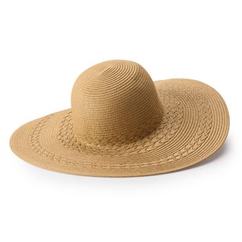 Women's LC Lauren Conrad Braided Wave Floppy Hat