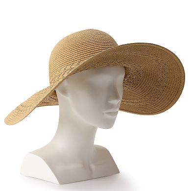 Women's LC Lauren Conrad Braided Wave Floppy Hat