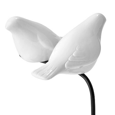 American Art Décor Ceramic Companions 2-pc. Ceramic & Metal Table Decor Set