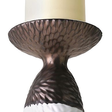 American Art Décor Twin Crucibles 2-pc. Candle Holder Table Decor Set