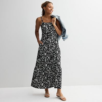 knee length dresses for ladies Long Sleeve Empire Waist Maxi Dress