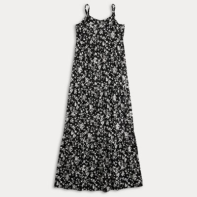 kohls junior maxi dresses Juniors' SO Tiered Knit Maxi Dress