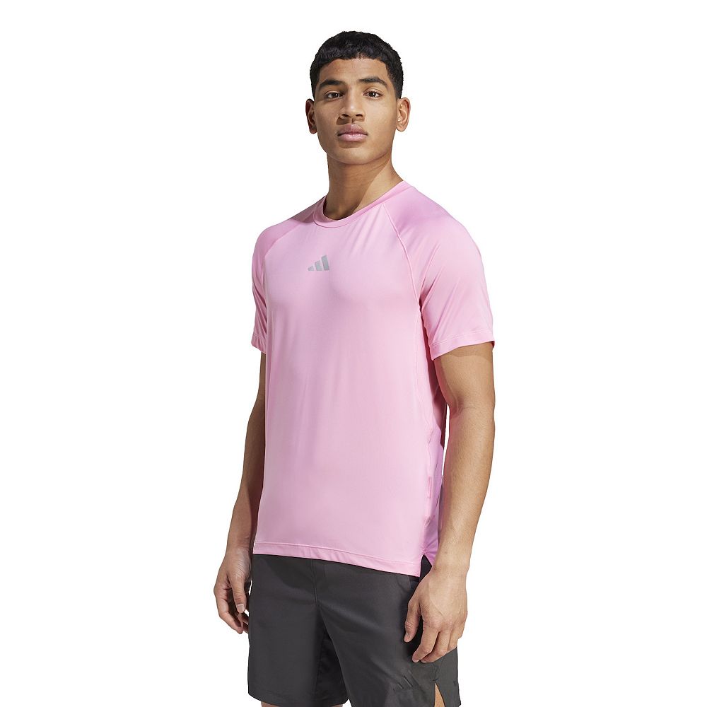 NEW Adidas 11 Honoré Training Tee in Ambient Blush, Plus Size 3X New w/Tag $85 main image 1
