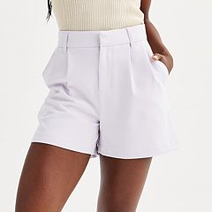 Womens Elastic Waist Shorts Kohl s