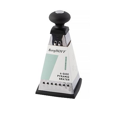 BergHOFF Essentials 9" Stainless Steel Pyramid Grater, 4-Sided