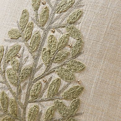 Madeleine Home Decorative Green Tree Holiday Throw Pillow