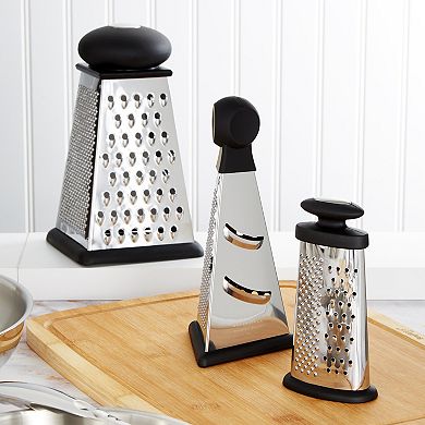 BergHOFF Essentials 8" Stainless Steel 3-Sided Grater