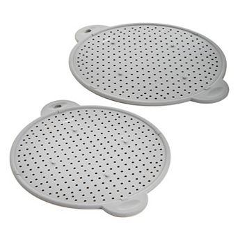 BergHOFF Silicone 2 pc Splatter Screen Set for 6" to 12.5" Pots and Pans