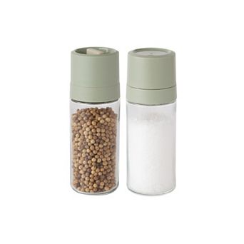 BergHOFF Balance Glass 2 pc Covered Grinder and Shaker Set