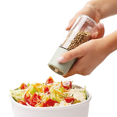 BergHOFF Balance Glass 2Pc Covered Grinder and Shaker Set