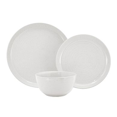 Mingle & Co. Sawyer Coupe 12-Piece Dinnerware Set