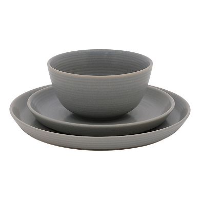 Mingle & Co. Sawyer Coupe 12-Piece Dinnerware Set