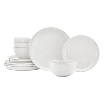 Mingle & Co. Sawyer Coupe 12 pc Dinnerware Set