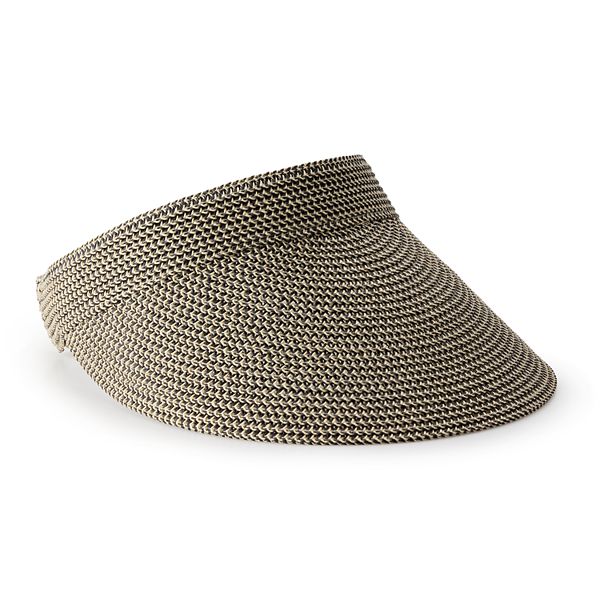 Women's Sonoma Goods For Life® Baha Woven Visor - Black