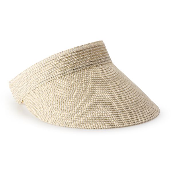 Women's Sonoma Goods For Life® Baha Woven Visor - Light Natural