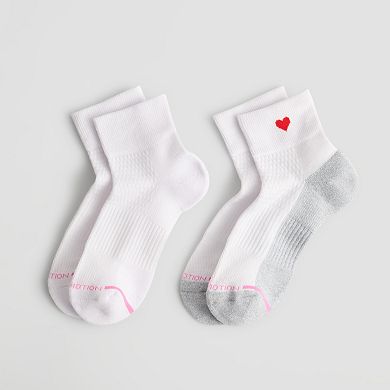 Women's Dr. Motion 2-Pack Quarter-Top Compression Socks