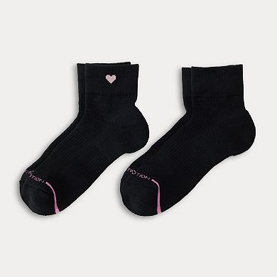 Women's Dr. Motion 2-Pack Quarter-Top Compression Socks