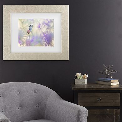 Henrik Spranz Pulsatilla Meadow Framed Wall Art with Mat