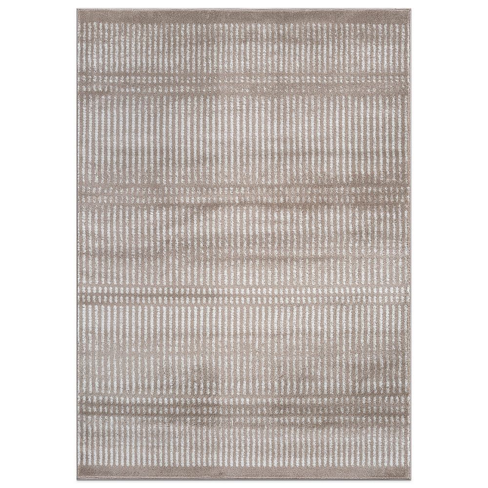 World Rug Gallery Contemporary Minimalistic Stripe Lines Area Rug