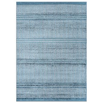 World Rug Gallery Contemporary Minimalistic Stripe Lines Area Rug